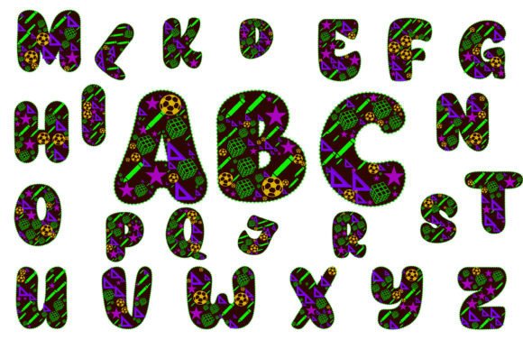 Creative Kids Vector School Alphabet: Graphics & Coloring Pages Amp