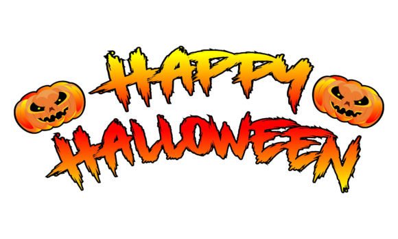 Happy Halloween Lettering Calligraphy Graphics