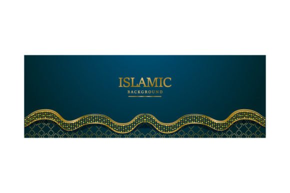 Islamic Arabic Luxury Elegant Greeting Graphics & Backgrounds