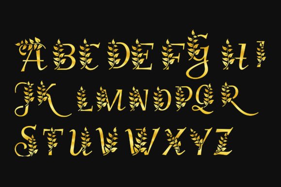 Luxury Golden ABC Letters: An Embroidery Designer Review