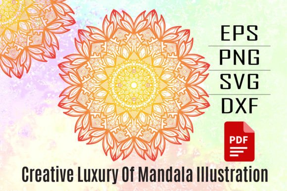 Mandala Monogram SVG: Graphics & Coloring Pages Amp