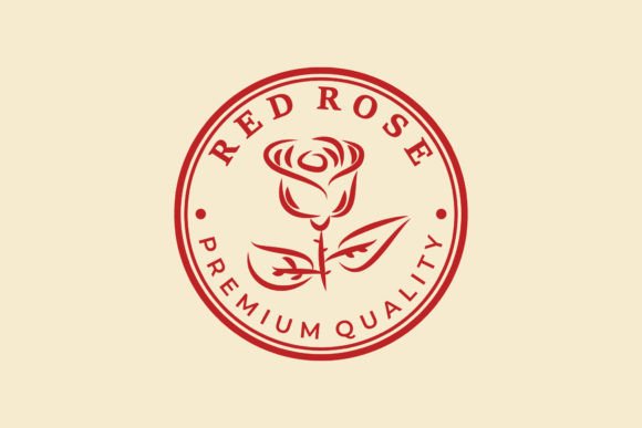 Rose Flower Logo Vector Graphics & Logos