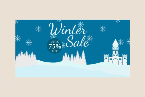 Winter Minimalistic Print Poster